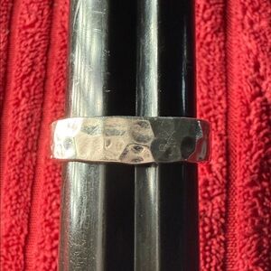 Hammered Sterling Silver Ring